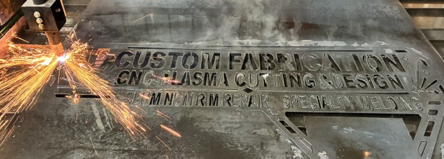 CNC plasma cutting at Blue Diamond Manufacturing